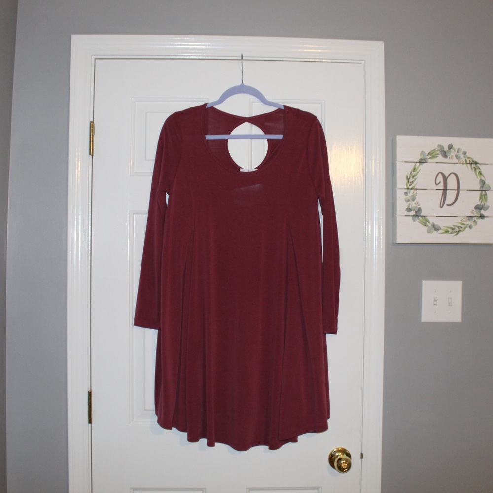 Eiffel Designs Burgundy Dress